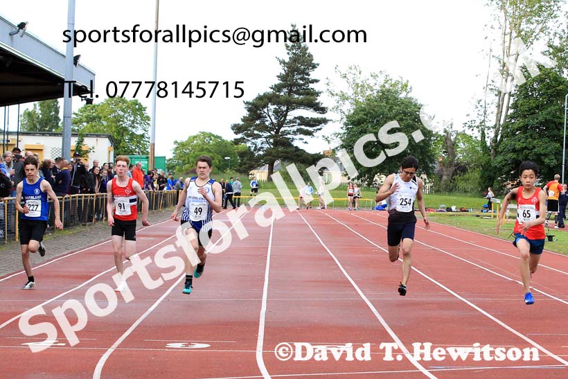100 metres, 2022 NEGP Monkton 3, Wednesday, June 8th. Photo: David T. Hewitson/Sports for All Pics